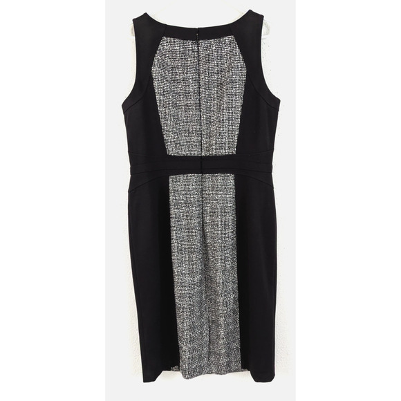 WHBM White House Black Market sz 14 Sheath Dress sleeveless tank black 2694 - Picture 4 of 6